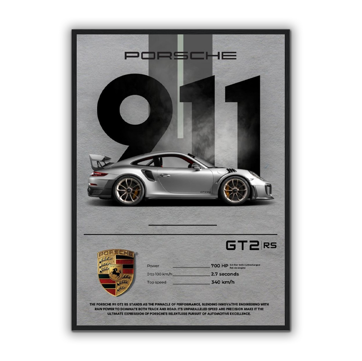 Porsche 911 GT2 RS Poster