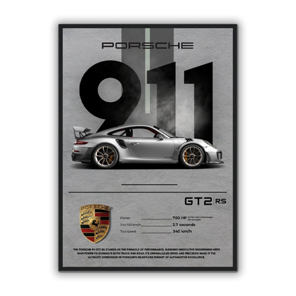 Porsche 911 GT2 RS Poster