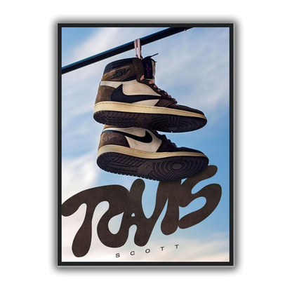 Travis Scott AJ1 Poster