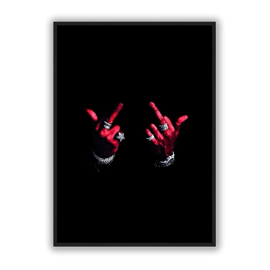 Middle Finger Poster