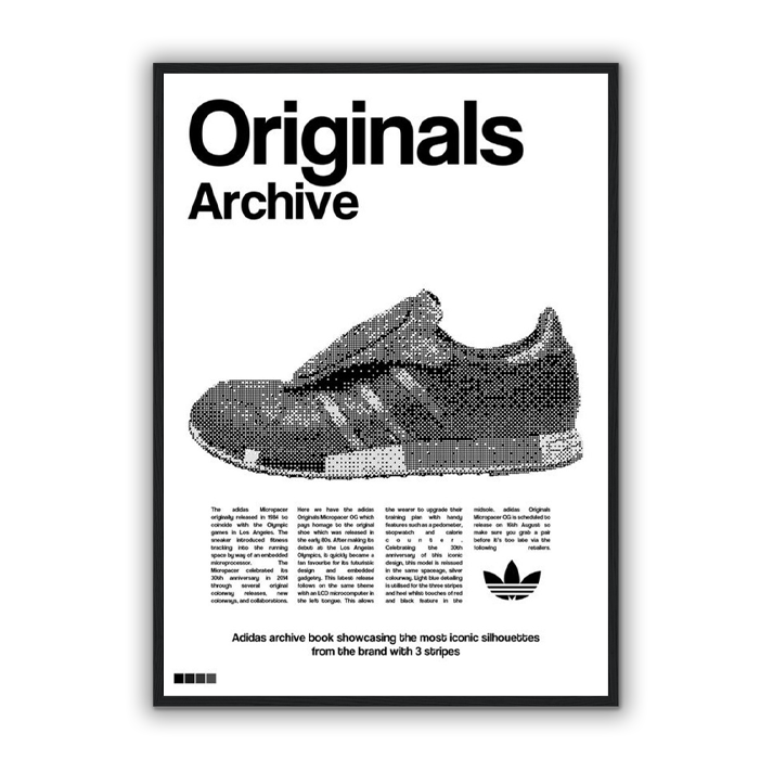 Adidas Micropacer Poster