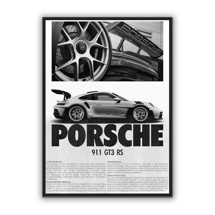 Porsche 911 GT3 RS Poster