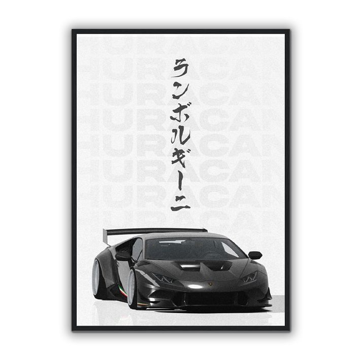 Widebody Lamborghini Huracan Poster