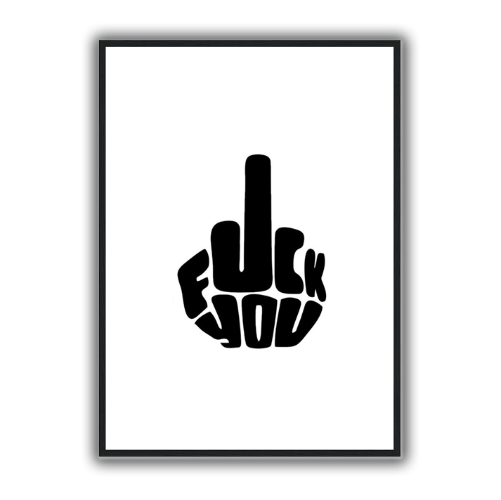 Middle Finger Poster